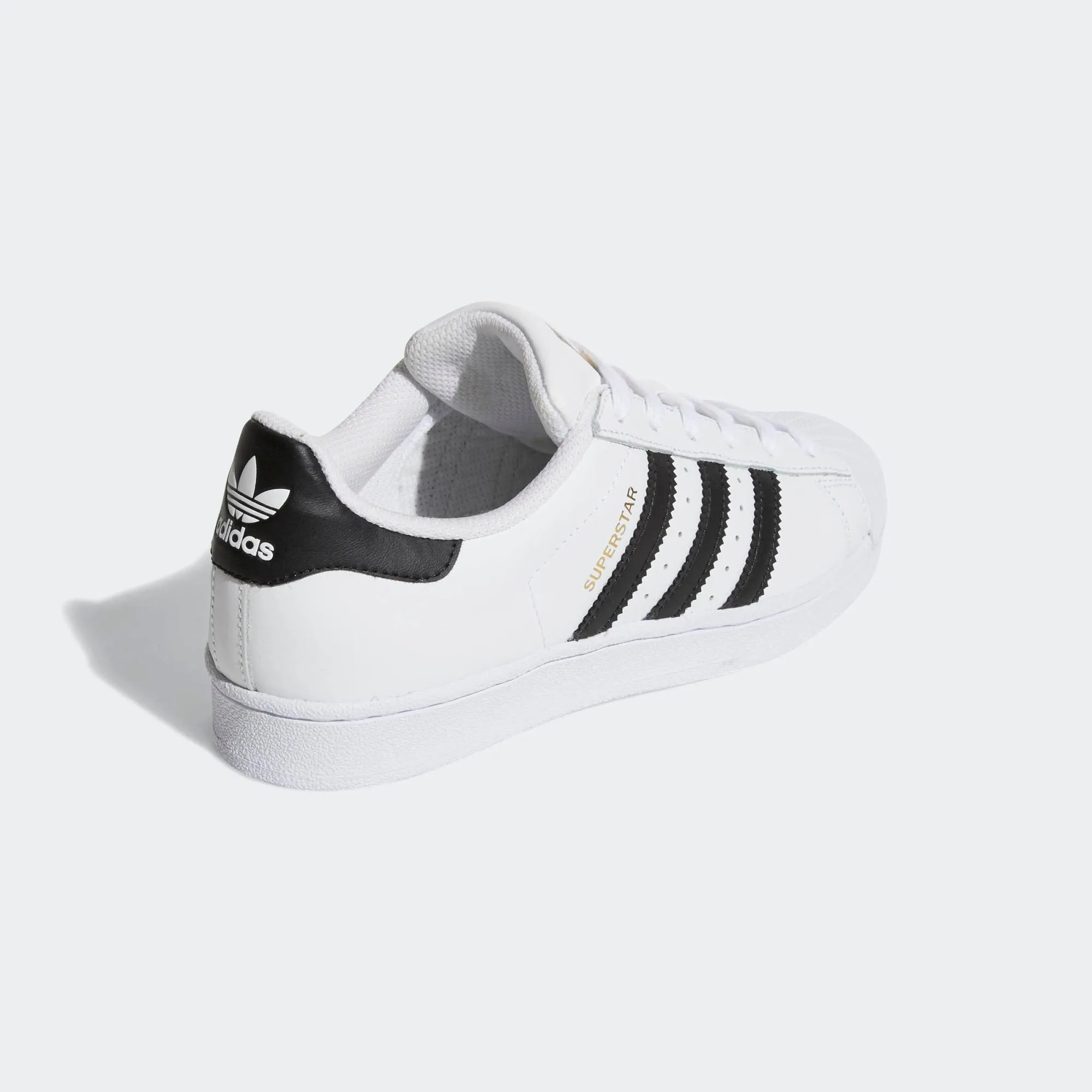 Womens Adidas Originals Superstar Shell Toe Classic Sneakers In White Black