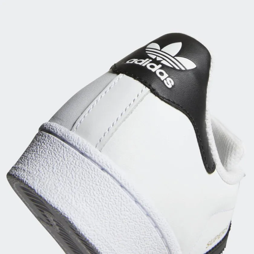 Womens Adidas Originals Superstar Shell Toe Classic Sneakers In White Black